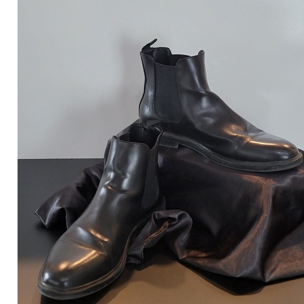 Kenneth Cole Unlisted Peyton Chelsea Boots Mens 11 Black Ankle Boot SM31174UL